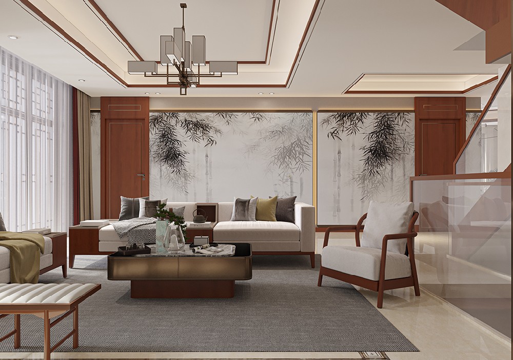 印象劍橋|800㎡新中式風格案例