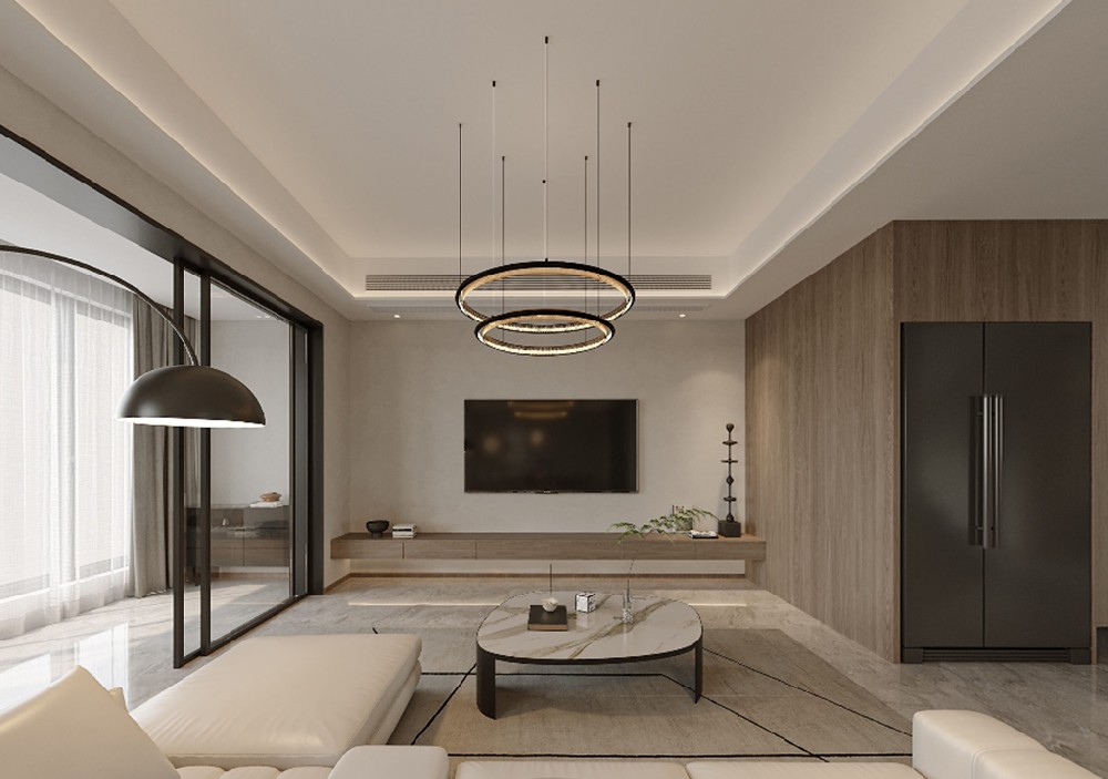 鎮江公園墅|300㎡現代風格案例